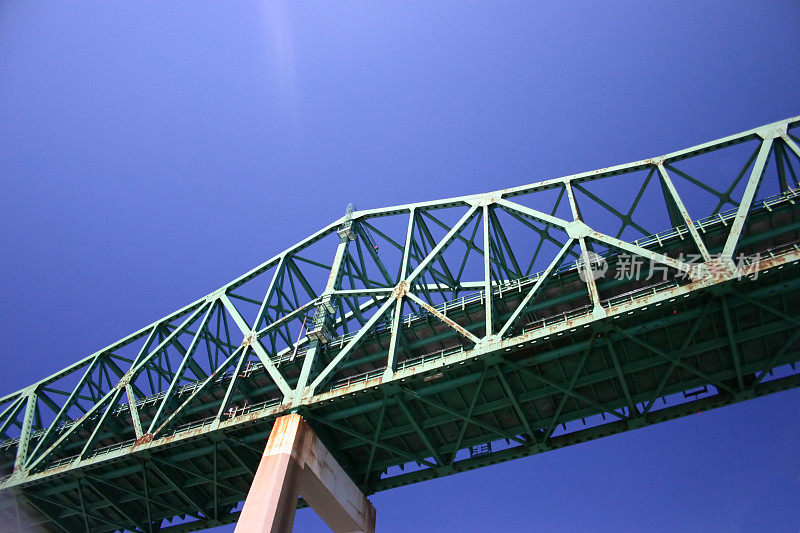 Tobin Bridge，波士顿，MA，美国